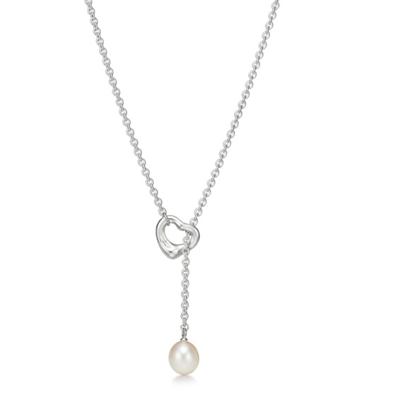 x Elsa Peretti Open Heart Lariat Necklace